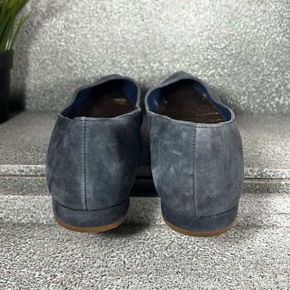 Bleecker & Bond Blue Chunky Low Heels Genuine Leather Size 8.5 - Picture 4 of 7